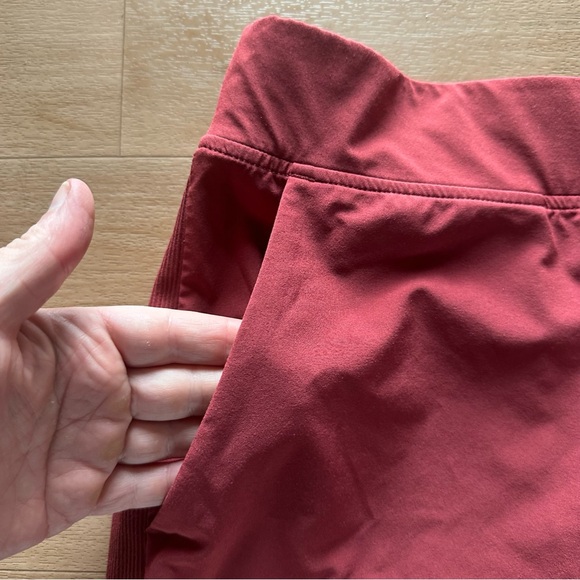 Athleta Brooklyn Ankle Pant Cinnamon Red Travel Lightweight Business Casual Pant - Picture 6 of 14